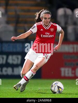 Arsenal's Lisa Evans in action during the FA Women's Super League match