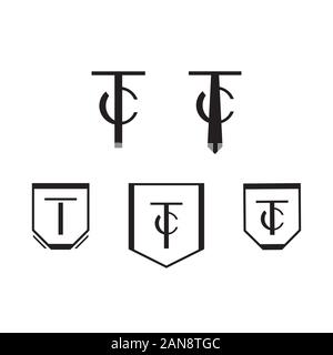 Unique logo which can help your business to grown up Stock Vector