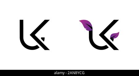 Unique logo which can help your business to grown up Stock Vector