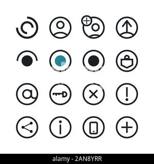 Unique logo which can help your business to grown up Stock Vector