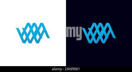 Unique logo which can help your business to grown up Stock Vector