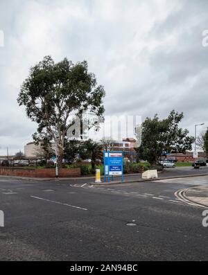 Entrance to the University Hospital of Hartlepool,England,UK Stock Photo