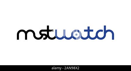 Unique logo which can help your business to grown up Stock Vector