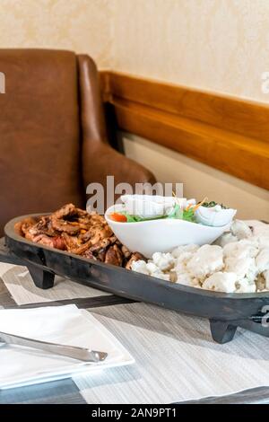 Delicious food from Eswatini called umgcwembe, Africa Stock Photo