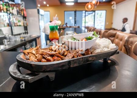 Delicious food from Eswatini called umgcwembe, Africa Stock Photo