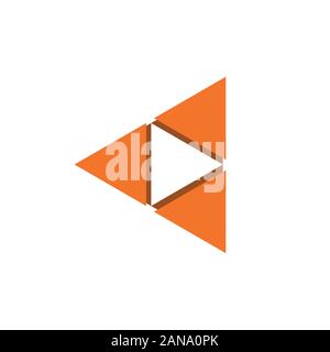 Unique logo which can help your business to grown up Stock Vector