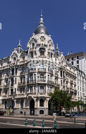 Casa Gallardo building in Madrid, Spain Stock Photo