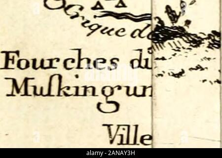 Relation historique de l'expédition contre les Indiens de l'Ohio en MDCCLXIV : commandée par le chevalier Henry Bouquet ..contenant ses transactions avec les Indiens ; relativement à la délivrance des prisonniers & aux préliminaires de la paix; avec un récit introductoire de la campagne précédente de l'an 1763 ; & de la Bataille de Bushy-Run ; on y a joint des memoires militaires contenant des reflexions sur la guerre avec les sauvages; un méthode de former des établissemens sur la frontiere ; quelques détails concernant la contrée des Indiens ; avec une liste de nations, combattans, villes, d Stock Photo