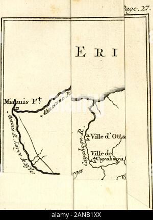 Relation historique de l'expédition contre les Indiens de l'Ohio en MDCCLXIV : commandée par le chevalier Henry Bouquet ..contenant ses transactions avec les Indiens ; relativement à la délivrance des prisonniers & aux préliminaires de la paix; avec un récit introductoire de la campagne précédente de l'an 1763 ; & de la Bataille de Bushy-Run ; on y a joint des memoires militaires contenant des reflexions sur la guerre avec les sauvages; un méthode de former des établissemens sur la frontiere ; quelques détails concernant la contrée des Indiens ; avec une liste de nations, combattans, villes, d Stock Photo