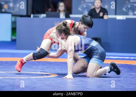 Roma, Italy. 16th Jan, 2020. jia long (cina) during 1Â° Ranking Series International Tournament - Day2, Wrestling in Roma, Italy, January 16 2020 Credit: Independent Photo Agency/Alamy Live News Stock Photo