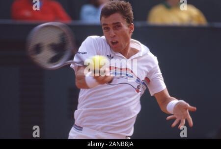 Paris, Frankreich. 15th Jan, 2020. Ivan LENDL, CSSR, CZE, tennis player, action, at the Tennis French Open 1987 at the Stade Roland Garros in Paris, 07.06.1987, Â | usage worldwide Credit: dpa/Alamy Live News Stock Photo