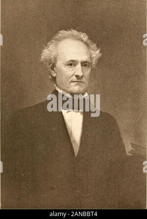 A retrospect of forty years, 1825-1865 . sonian spirit which always grudged to the hero of NewOrleans the national honors which were denied to DanielWebster. With like good-humor the General spoke of his firstvisit to New York in 1819, and of the malapropos toastat the public dinner given to him by the Democrats ofthat city. De Witt Clinton was at that time governor.He had been one of the first of the men in public life at theNorth who had taken note of General Jacksons growingfavor with the people, and had openly declared his ad-miration of him, while the Democrats of his State in theirsuppor Stock Photo