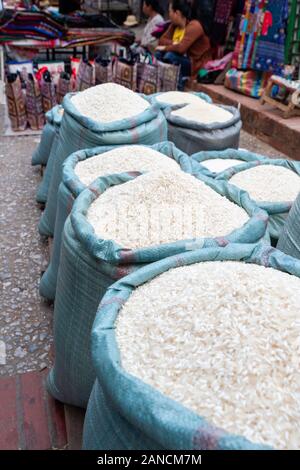 Images from the morning market,  Luang Prabang, Laos. Stock Photo