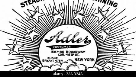 The New York Clipper (May 1917) . e act on its merits. The Colored Players, in the dramaticplaylet, The Rider of Dreams, and re-viewed under New Acts, opened the sec-ond part of tbe show. Ambrose and Barker offered a neatsinging skit. Their routine of song isvery pleasing, especially their impressionof the kids singing a song and thewomans impression of Trovato. The actwas well received. Bernie and Baker, as they usually do,stopped the show with their syncopatedmusical offering. Norine Carmens Min-strels reviewed under New Acts, closedtbe show. A. U. 20 THE NEW YORK CLIPPER May 23, 1917 AL REE