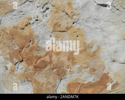 Weathered sandstone rock pattern background Stock Photo
