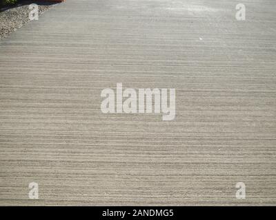 brushed concrete path pattern background Stock Photo