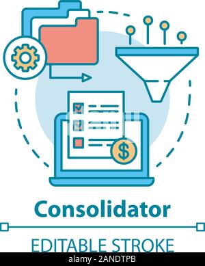 Order consolidation abstract concept vector illustration set. Picking ...
