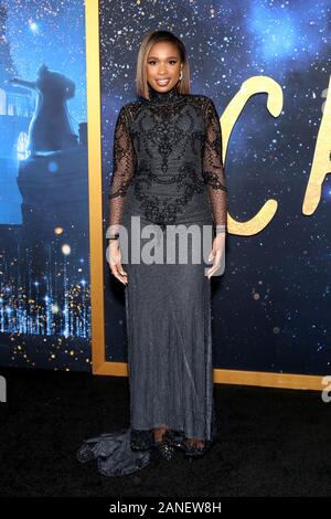 Universal Pictures presents the world premiere of CATS at Alice Tully Hall - Arrivals. Featuring: Jennifer Hudson in Reem Acra Where: New York, New York, United States When: 17 Dec 2019 Credit: Joseph Marzullo/WENN.com Stock Photo