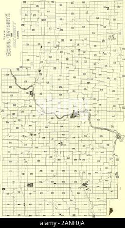 Historical encyclopedia of Illinois . HISTORY OF OGLE COUNTY. INTRODUCTION. The pioneer period of any region is one ofspecial interest to those who, coming after, reapand enjoy the blessings which the pioneerssturdy battle with first conditions Inaugurated.The imagination pictures romance and adven-ture in the beginnings of a new country. Blaz-ing the way charms with the delight of beingfirst on the scene. The forest primeval waspathless and bestowed its beauty of vine, shruband tree in a pristine freshness never repeated.The virgin prairie, Its unshorn fields, limitless and beautiful,was Natu Stock Photo