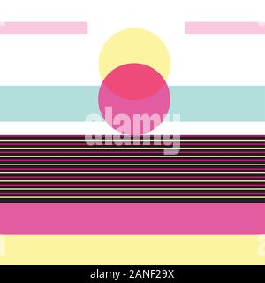 Abstract beautiful vector background with geometric shapes and elements Stock Vector