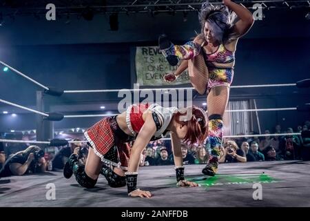 Session Moth Martina vs. Maki Itoh. “Wrestle Queendom 3” tournament at ...