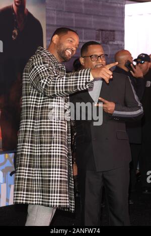 January 14, 2020, Los Angeles, CA, USA: LOS ANGELES - JAN 14:  Will Smith, Martin Lawrence at the ''Bad Boys for Life'' Premiere at the TCL Chinese Theater IMAX on January 14, 2020 in Los Angeles, CA (Credit Image: © Kay Blake/ZUMA Wire) Stock Photo