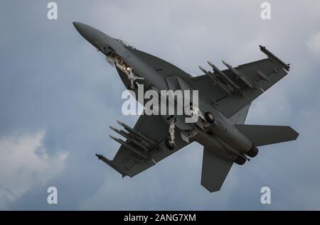 F18 'Hornet' Fighter Jet Stock Photo