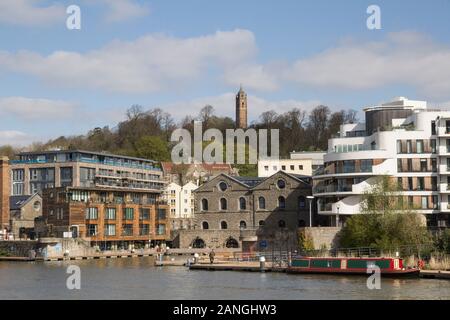 BRISTOL, UK - APRIL 8, 2019. Cabot Tower a grade II listed building built 1890s, situated in a public park on Brandon Hill Stock Photo