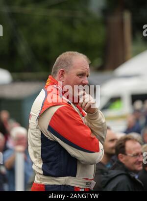 2019 British hillclimb champion Wallace Menzies. Stock Photo