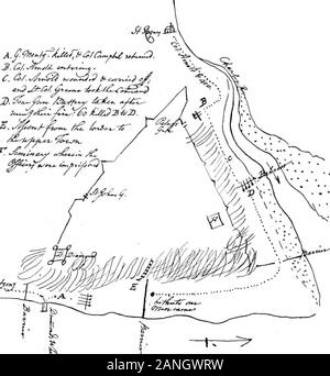 The literary diary of Ezra Stiles, edunder the authority of the corporation of Yale university . lace Gate. Gen. Montgomery had about 400 &Col. Arnold 400. On the night of the 30 Dec. being very stormy Snow & sleet&c they were drawn up in Readiness. Col. Arnold was to waitthe Signal of Sky Rockets from the General, but never saw any.The General passed round Cape Diamond, pulled down with hisown hand a Pallisado Obstacle, & paraded on Drummonds Wharf.Each Party had to face four Canon ranged along streets in theirfront. The first Shot killed the General. Col. Arnold hearing theFireing judged the Stock Photo