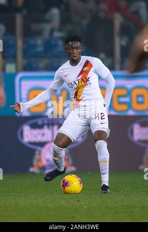 Amadou Diawara (Roma)      during the Italian 'Tim Cup' match between Parma 0-2 Roma at Ennio Tardini Stadium on January 16 , 2020 in Parma, Italy. (Photo by Maurizio Borsari/AFLO) Stock Photo