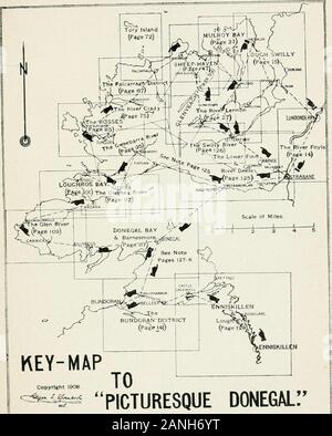 Picturesque Donegal: its mountains, rivers, and lakesBeing the Great Northern Railway (Ireland) Company's illustrated guide to the sporting and touring grounds of the north of Ireland . : Ballyshannon Fish-pass at Belleek The Estuary of the Erne ... At Bundoran ... Fairy Bridges : Bundoran ... Bundoran : looking South Bundoran : G.N.Rly. Hotel and Golf Links in the distance Rougey Bay : Bundoran Face Page 136 Page 137 ,, 139 ,, 141 ,, 143 ,, 145 ,, 147 ,, 149 Maps. Key Map Front The River Foyle Lough Swilly Portsalon Golf Links The River Lennon ... Mulroy Bay ... Rosapenna Golf Links Sheephave Stock Photo