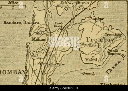 The international geography . of 776,000,the plague having killed orscared away over 40,000 since FIG. 253.-Siic of Bombay. ^^9^- Its trade goes mostly by the Suez Canal to theWest, or by Singapore to the East, with a rising share in the commerce ofsouthern Arabia and east Africa. In Gujarat is the old Musalman capital,Ahmedabad, now a military station, a railway centre and a manufacturingtown, with much through trade in cotton and wheat. Siirat, the firsttrading centre of the British in India, has ceased to be a seaport, owingto the silting up of the mouth of the Tapti. Poona, the capital of Stock Photo