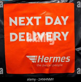 hermes parcel label
