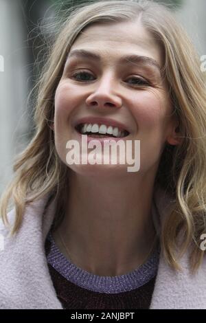 Rosamund Pike pictured in London, England (credit image©Jack Ludlam