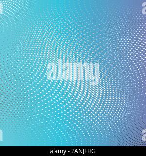 Abstract monochrome halftone pattern. Soft dynamic lines.Vector illustration with dots Stock Vector