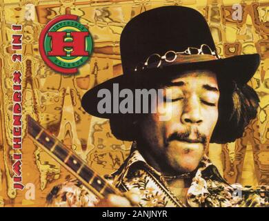 CD: Jimi Hendrix '2 IN 1', released on Halahup Records. Stock Photo