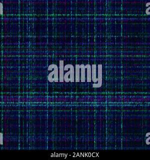 Plaid tartan grungy random seamless repeat pattern Stock Vector