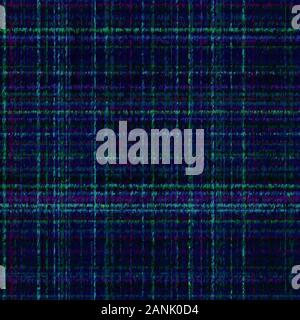 Plaid tartan grungy random seamless repeat pattern Stock Vector