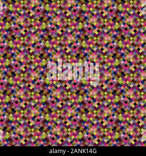 Gradient diagonal square pattern background - abstract colorful vector illustration from squares Stock Vector