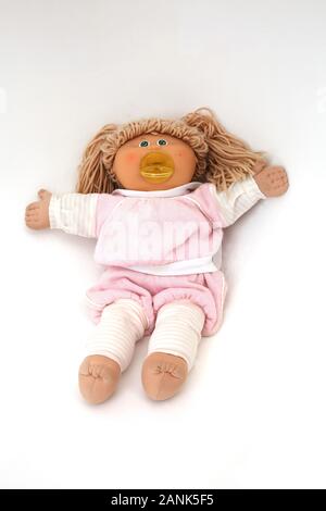 Original 1970's/80's Cabbage Patch Kid with Dummy Stock Photo