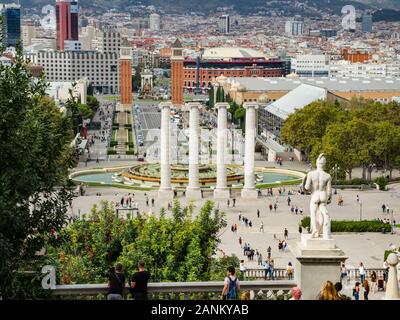 Josep Puig Plaza, Barcelona Stock Photo