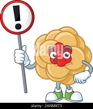 A picture of Cartoon mascot of chinese gold flower rise up a broad Stock Vector