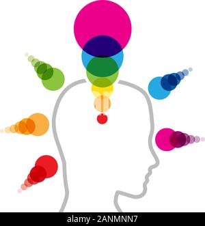 Concept stimulate the mind Stock Vector