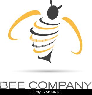 Vector sign Bee Company Stock Vector