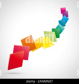 Funky digital design,pixel in flight Stock Vector