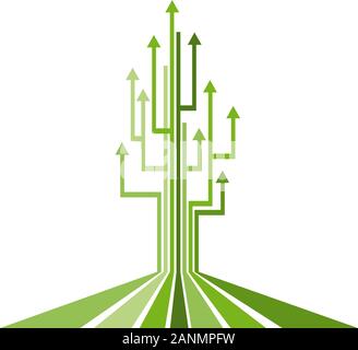 Vector concept of growth Stock Vector