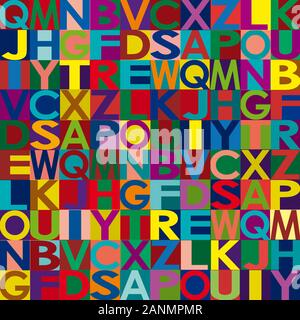 Vector alphabet background Stock Vector