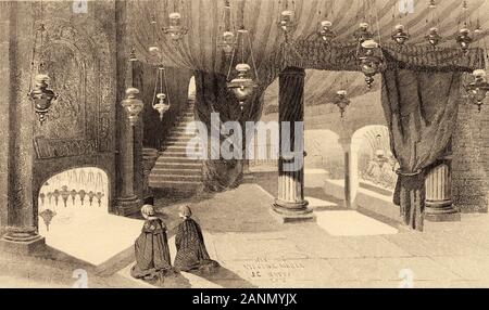 illustration of nativity in black and white Stock Photo - Alamy