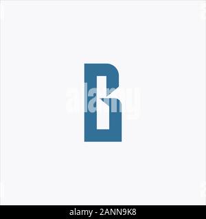 initial letter gb or bg logo vector design Stock Vector